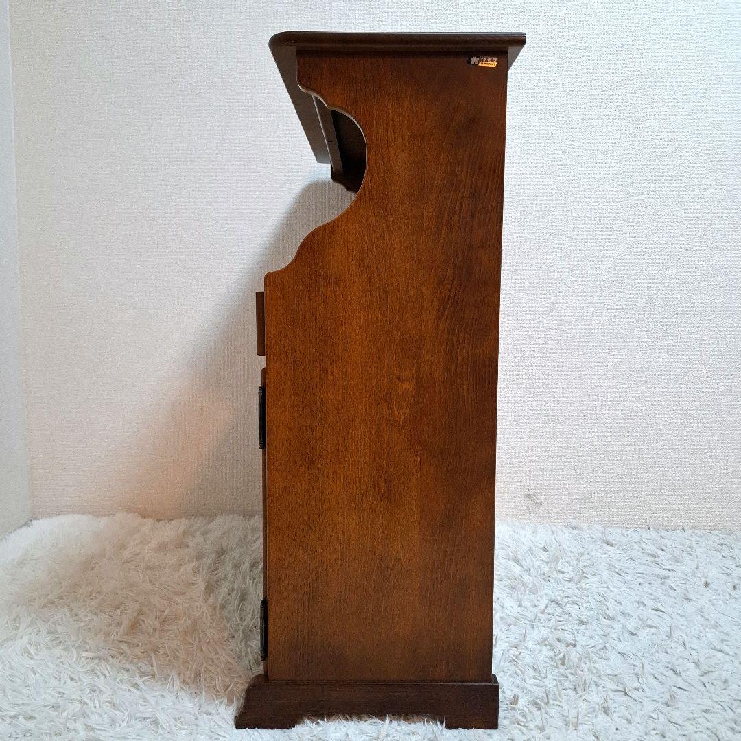 【美品】karimoku カリモク コロニアル 電話台 FAX台 サイドチェスト