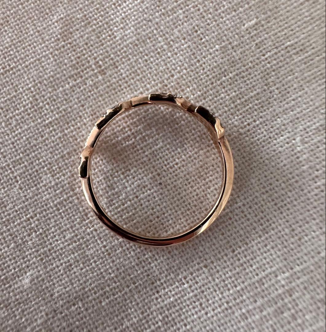 専用ページ‼️ agete アガット　K10 5号　廃盤　月桂樹　ローレルリーフ