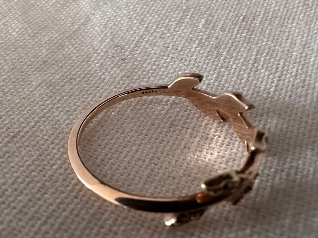 専用ページ‼️ agete アガット　K10 5号　廃盤　月桂樹　ローレルリーフ