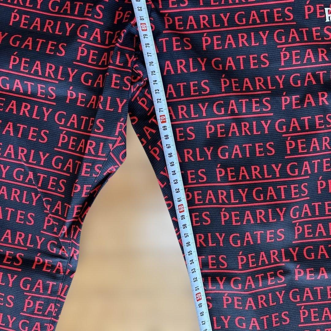 ☆新品☆ PEARLY GATES ストレッチパンツ M ブラック/レッド