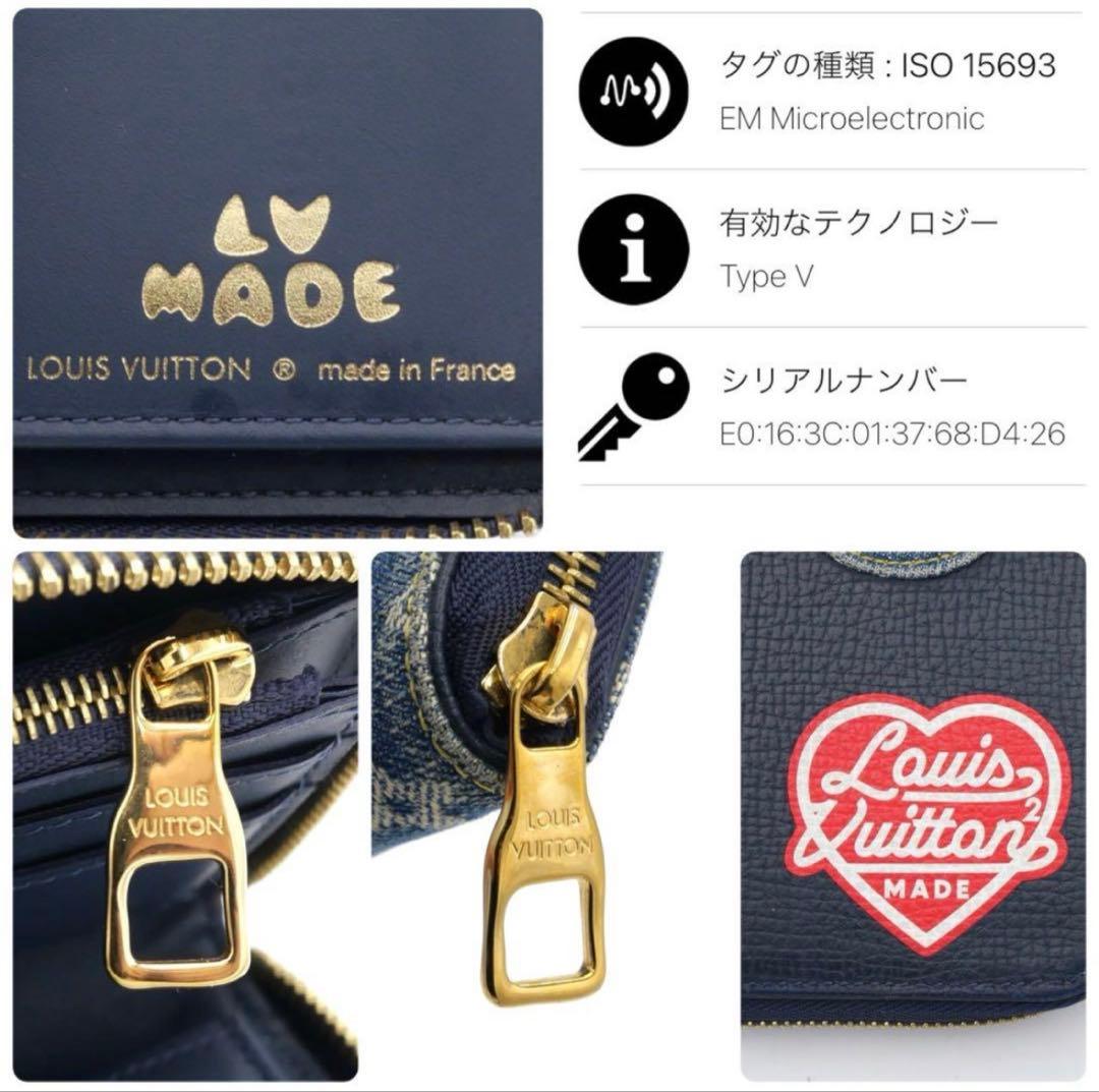 Jルイヴィトン NIGO コラボ ジッピーウォレット ヴェルティカル 財布