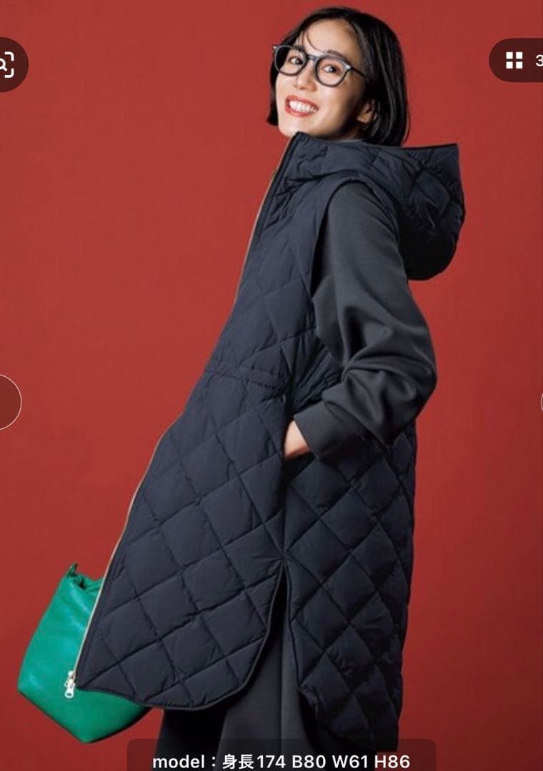 UNIFILO TAION×UNIFILO フード付きジレ