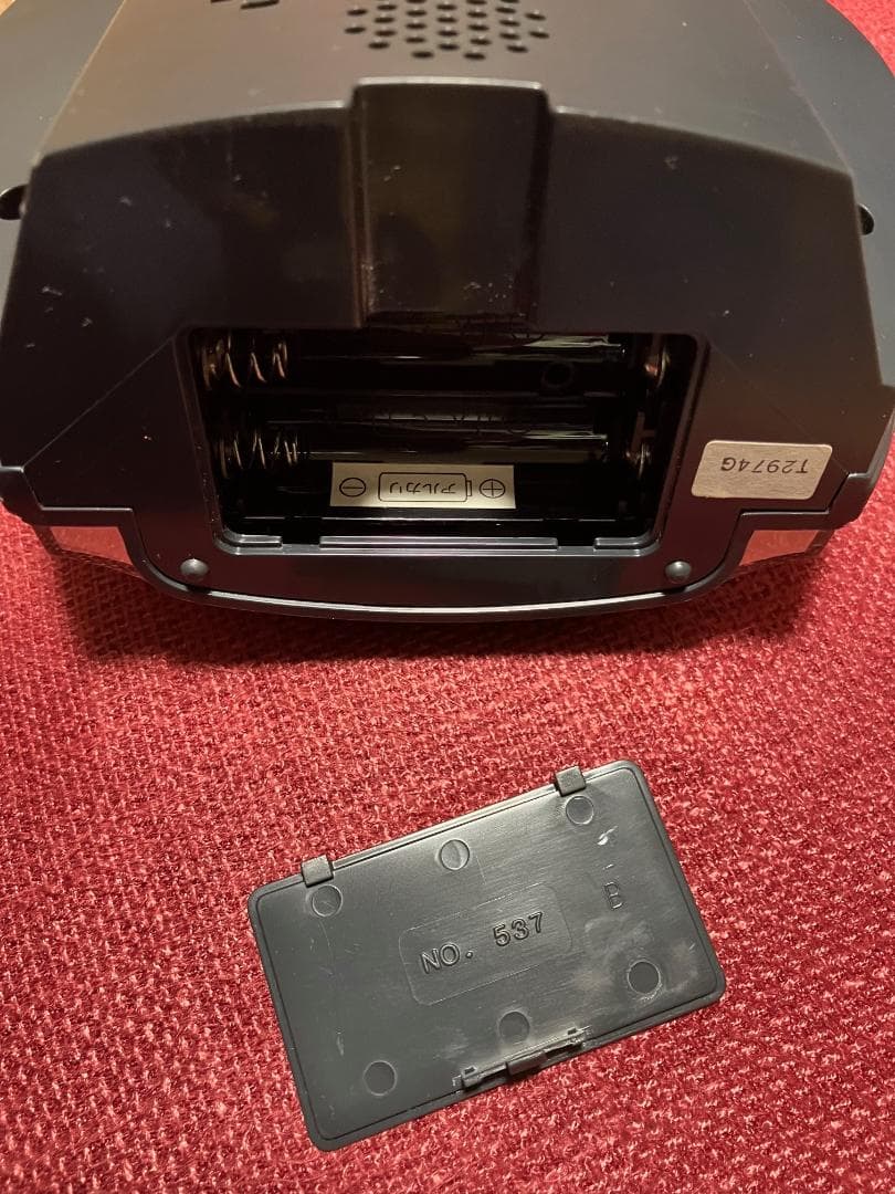 終売品　東海道新幹線　メロディー・チャイムとアナウンスの目覚まし電波時計