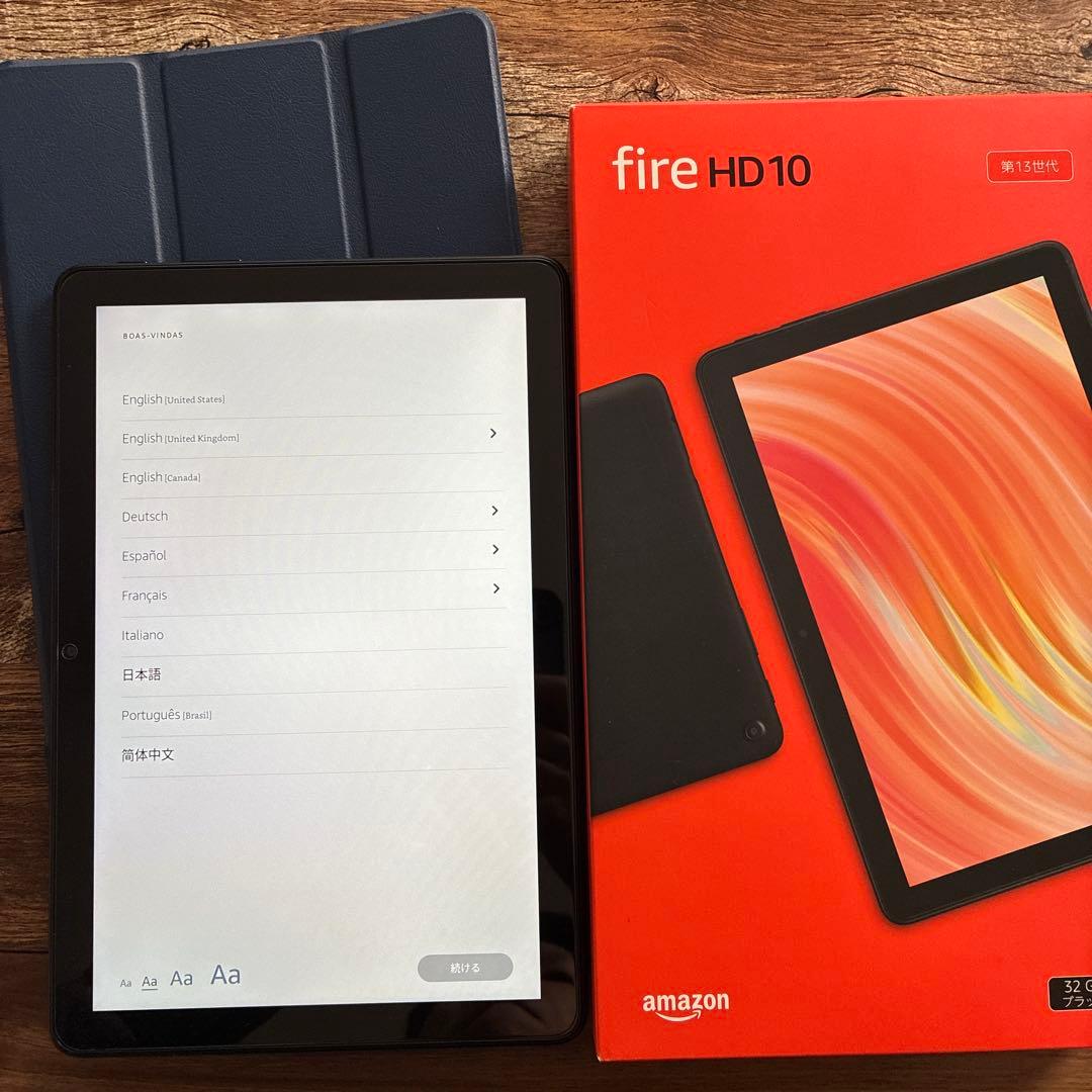 【美品】Amazon Fire HD 10 32GB 第13世代　カバー付き
