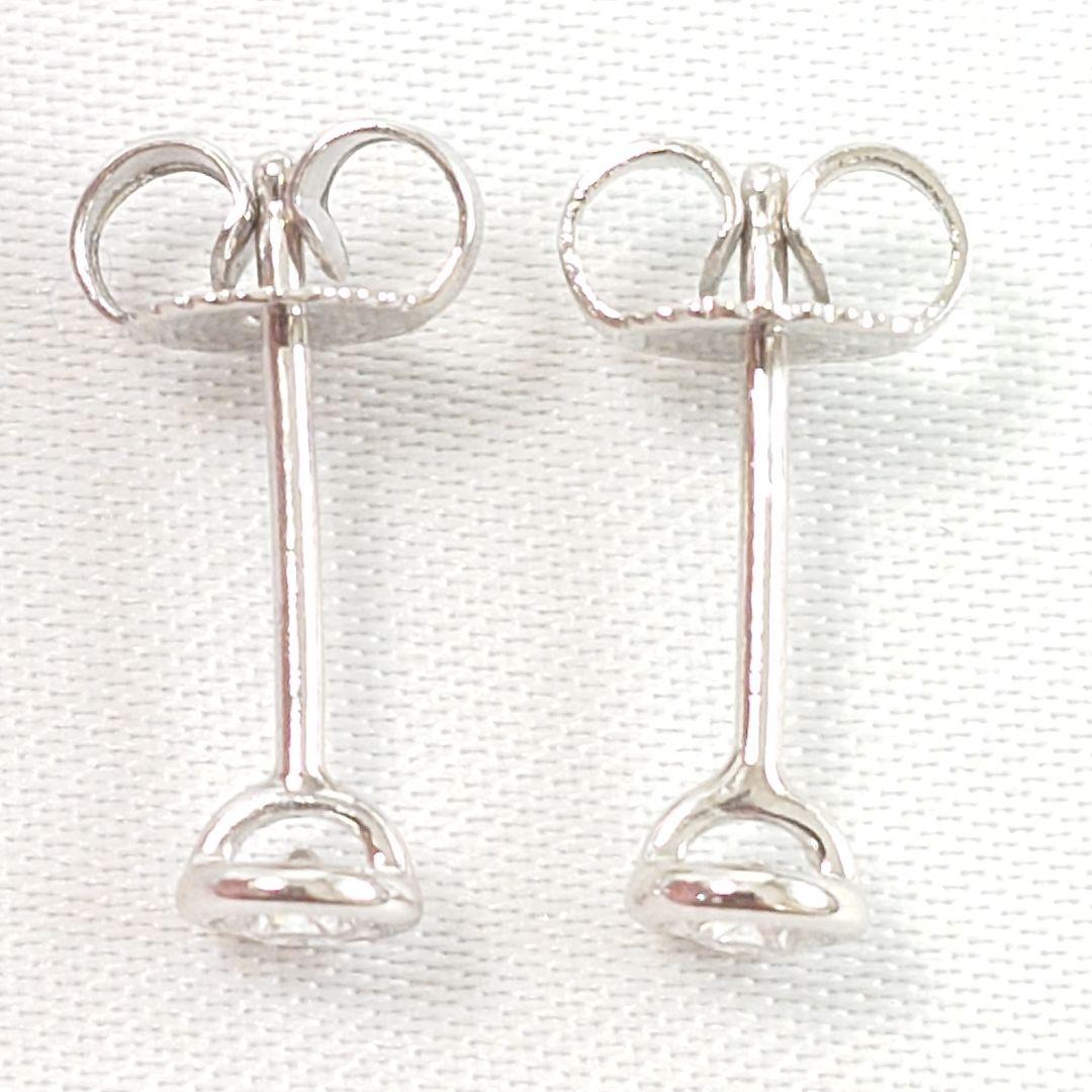 ティファニー Pt950 バイザヤード ダイヤモンド ピアス 7308