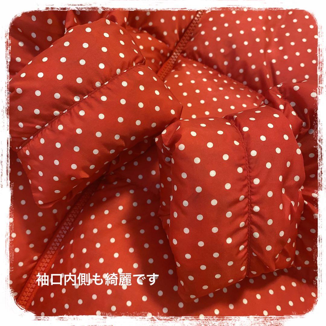 THE NORTH FACE ノースフェイス ダウン ヌプシ 水玉 ドット 赤