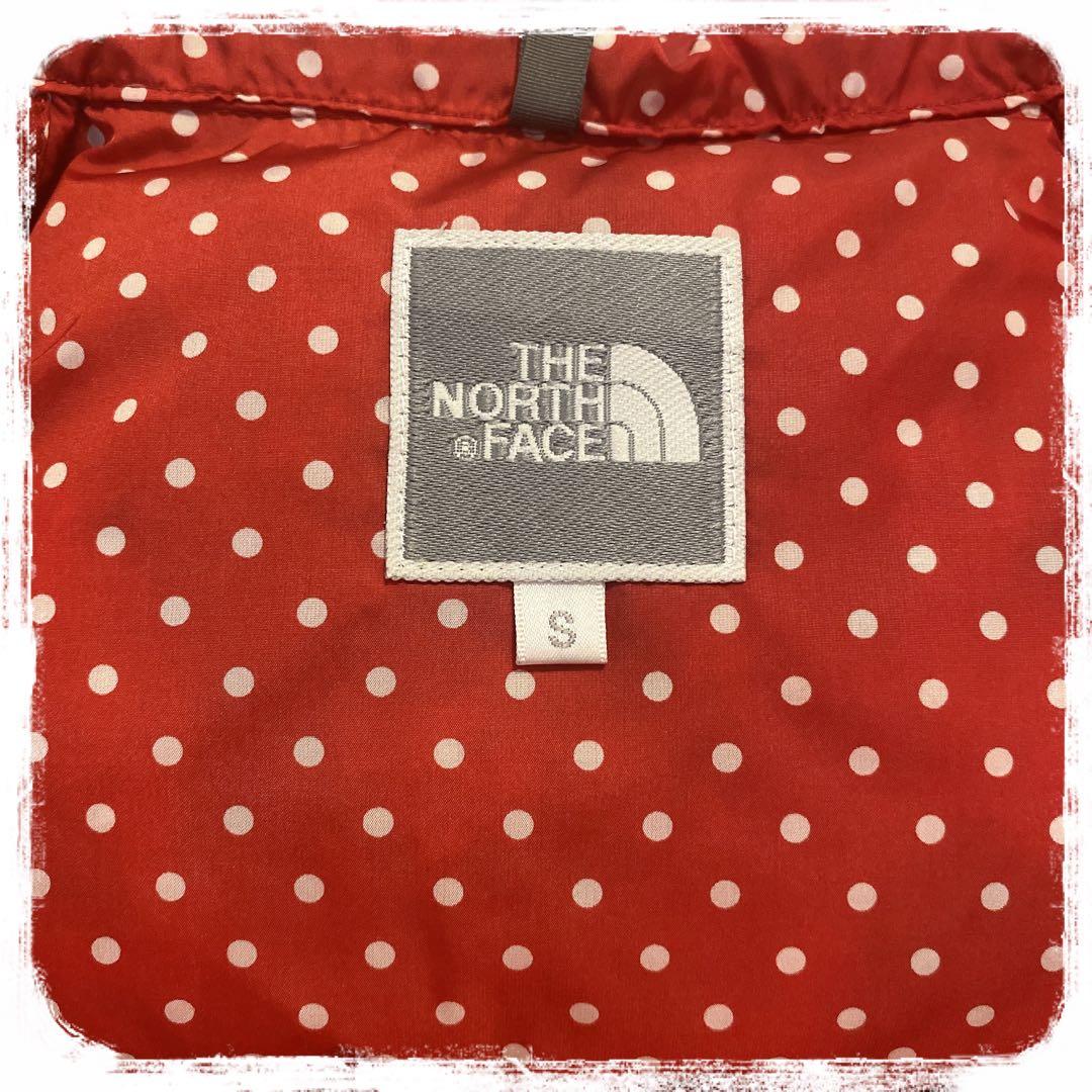 THE NORTH FACE ノースフェイス ダウン ヌプシ 水玉 ドット 赤