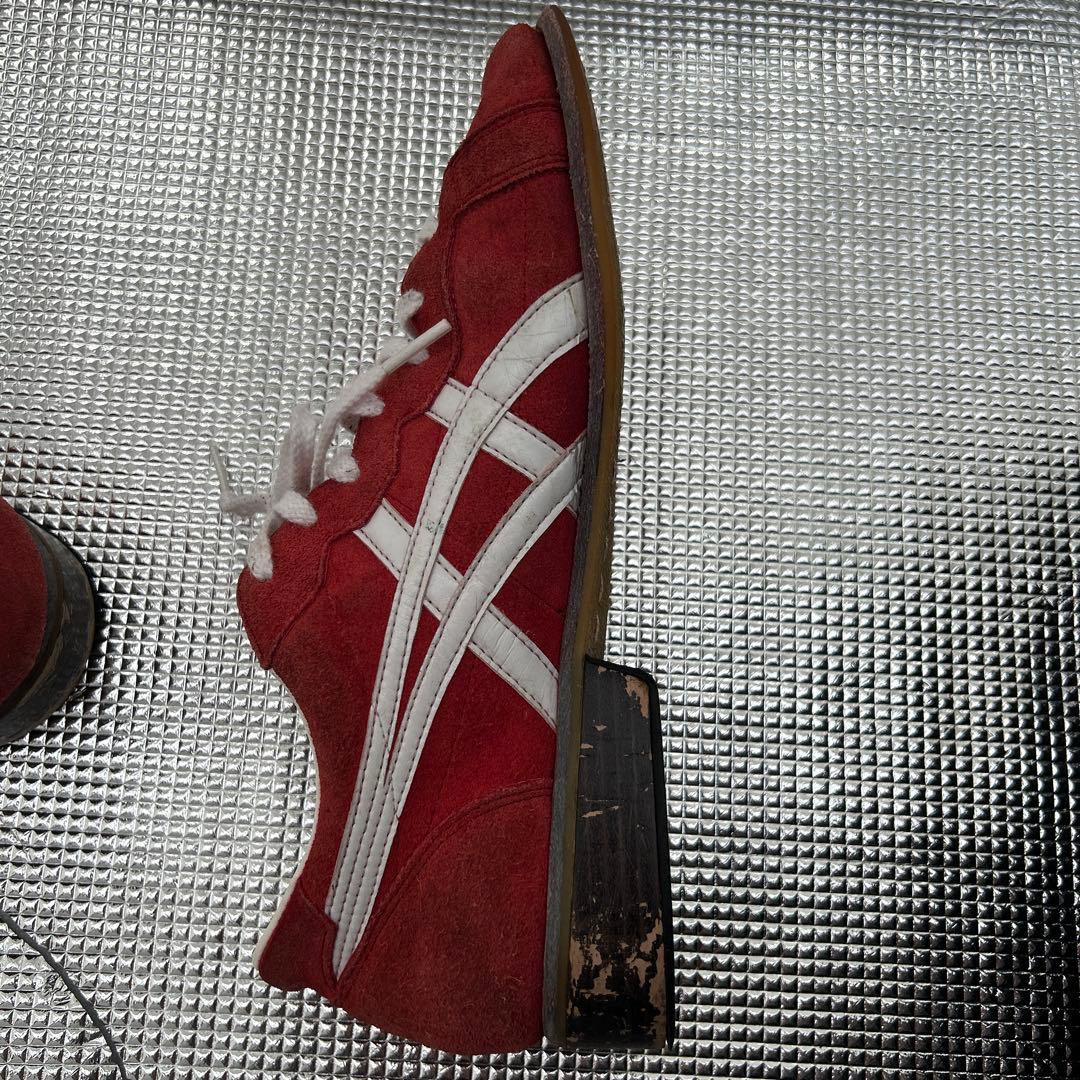 ウェイトリフティングシューズ(26.0cm)asics レッド