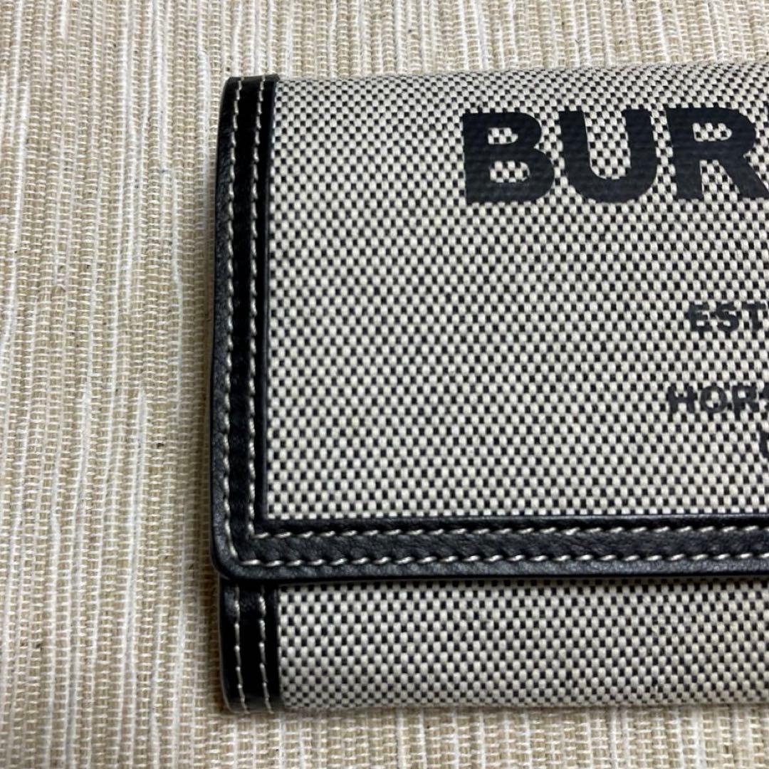 BURBERRY：ホースフェリー ロゴプリント コンチネンタル 長財布