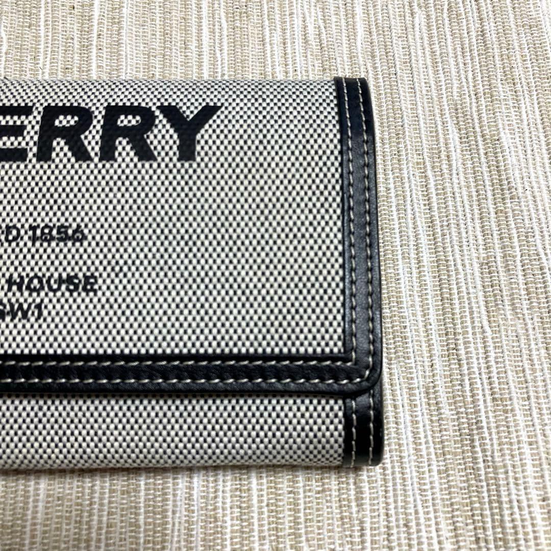 BURBERRY：ホースフェリー ロゴプリント コンチネンタル 長財布