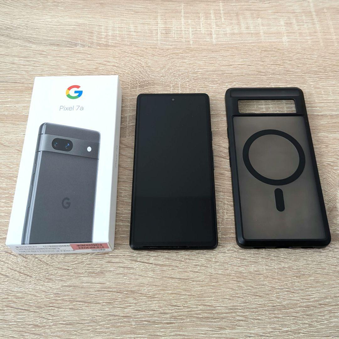 Pixel7a 128GB ブラック 本体 + ケース