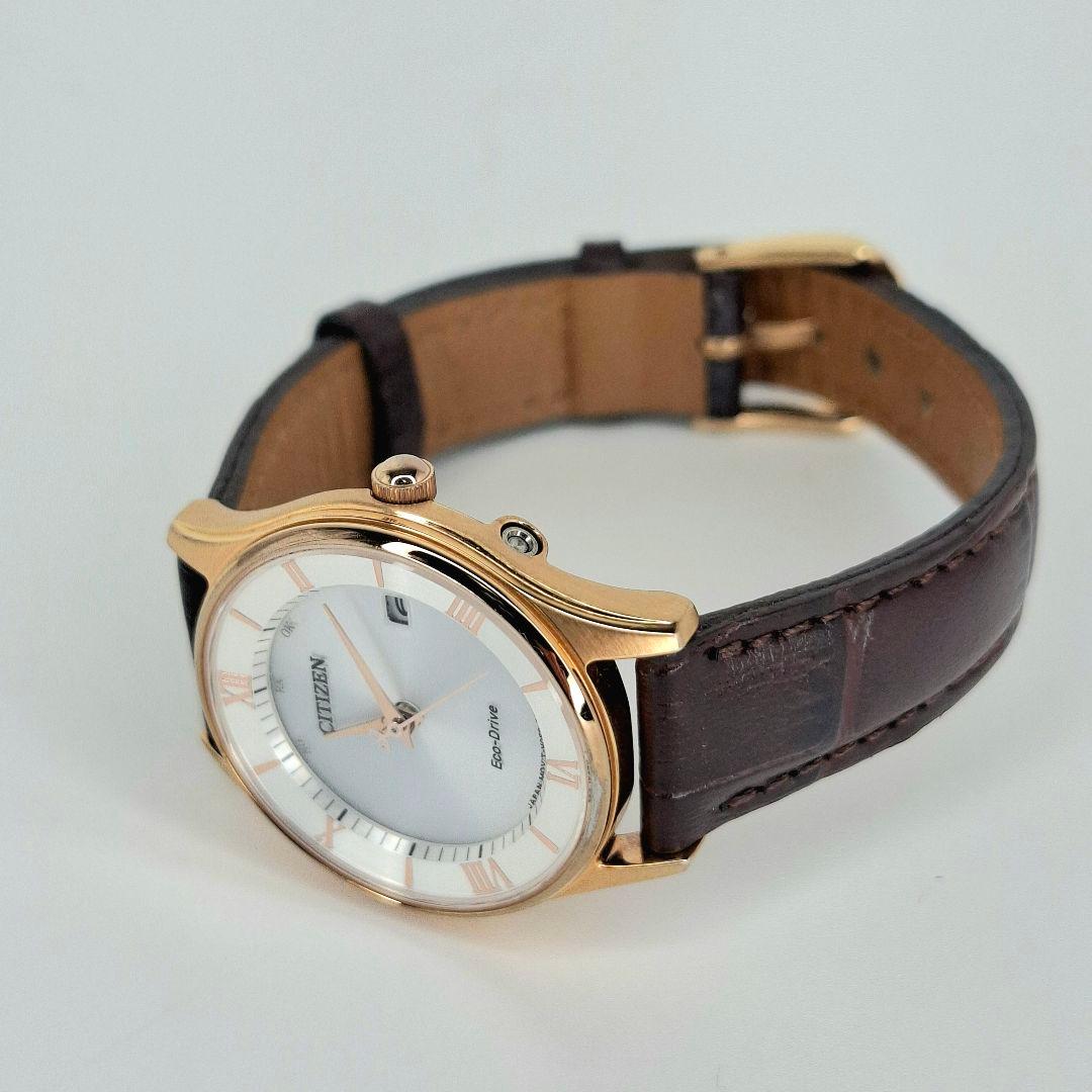 ✨美品 シチズン エコドライブ レザー バンド CITIZEN ブラウン