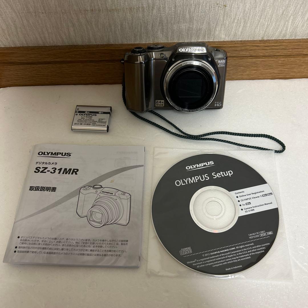 OLYMPUS オリンパス　SZ-31MR 24倍ズーム　デジタルカメラ