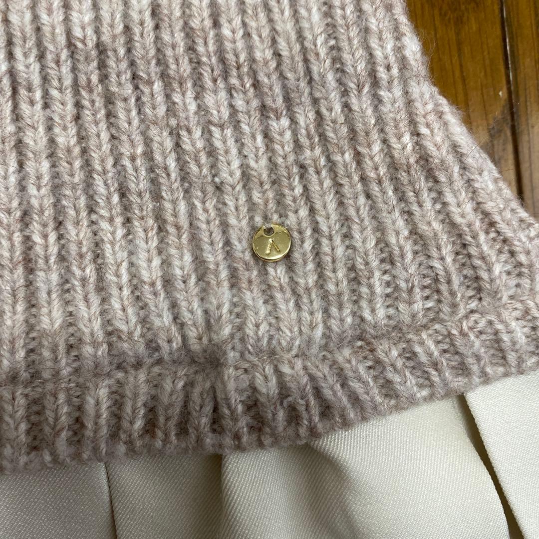 正規品ANDMARY Demi layered mini dress beige