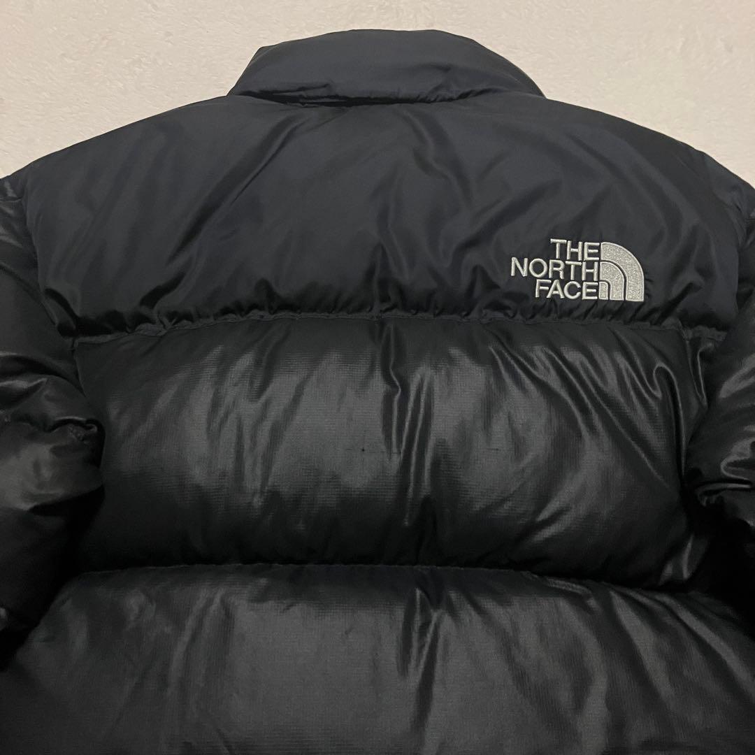 THE NORTH FACE ブラックダウンジャケット XS ヌプシ 厚手 軽量