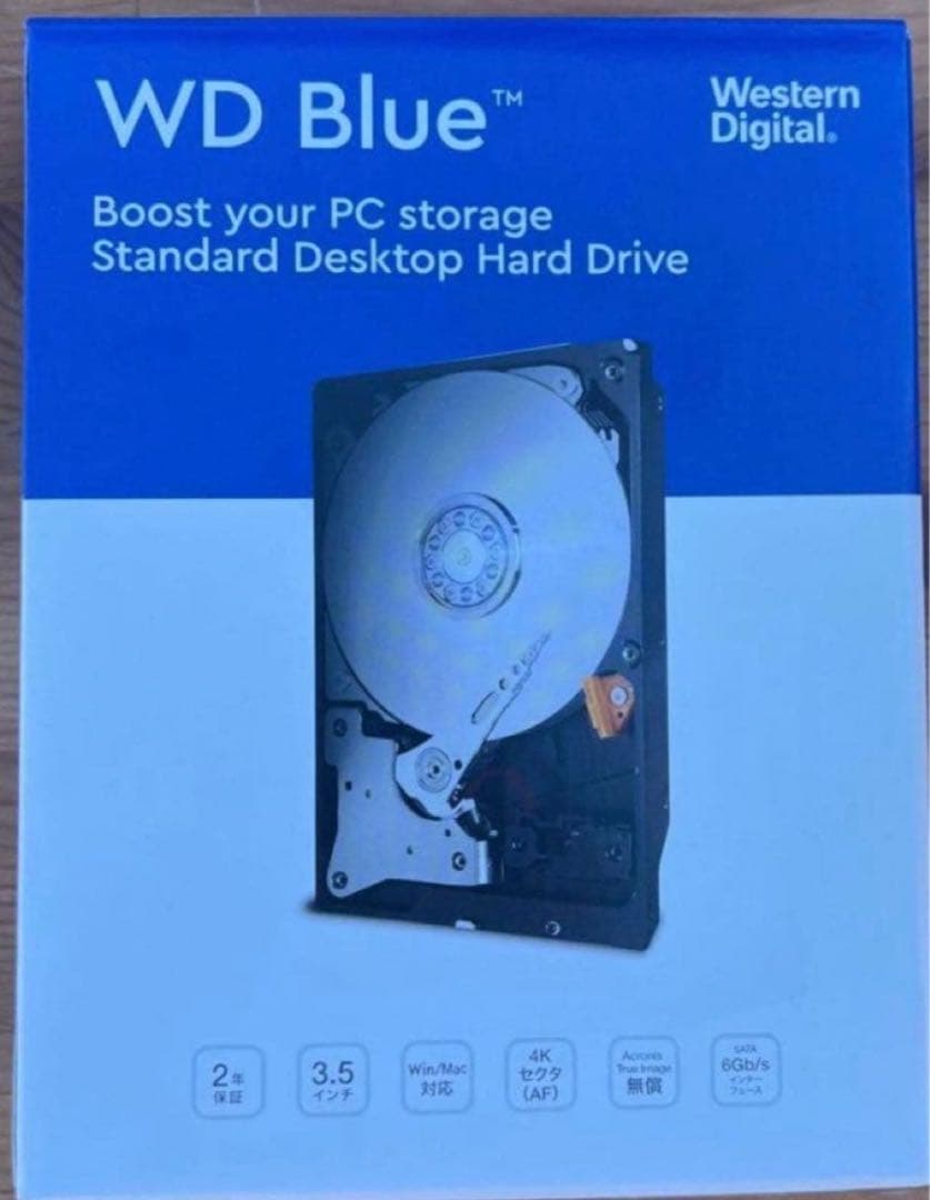WD Blue 8TB WD80EAAZ 内蔵HDD 新品未開封