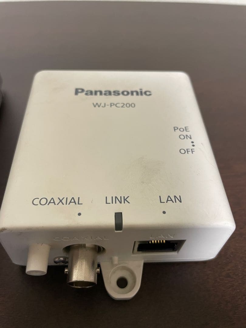 Panasonic WJ-PR201 & WJ-PC200 同軸LANコンバータ
