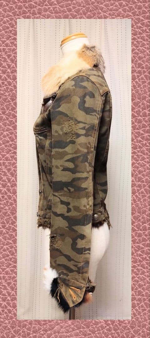 LGB初期　迷彩/ミリタリー　ダメージ加工　ジャケット