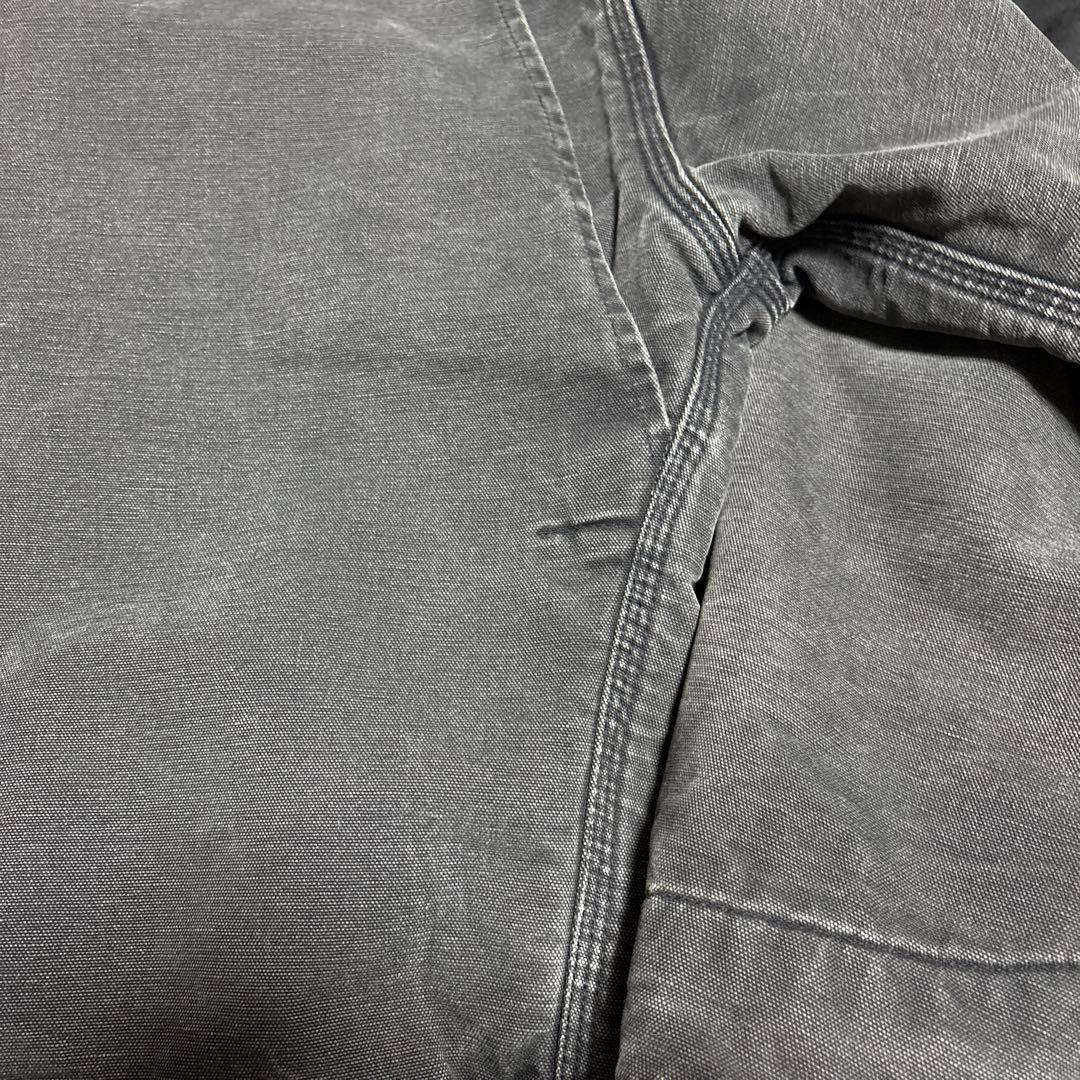 90s カーハート　デトロイトジャケット　ブラック　フェード