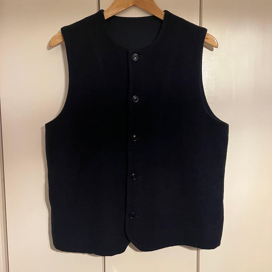 confect コンフェクト ウールモッサー クルーネックベスト ウール ベスト