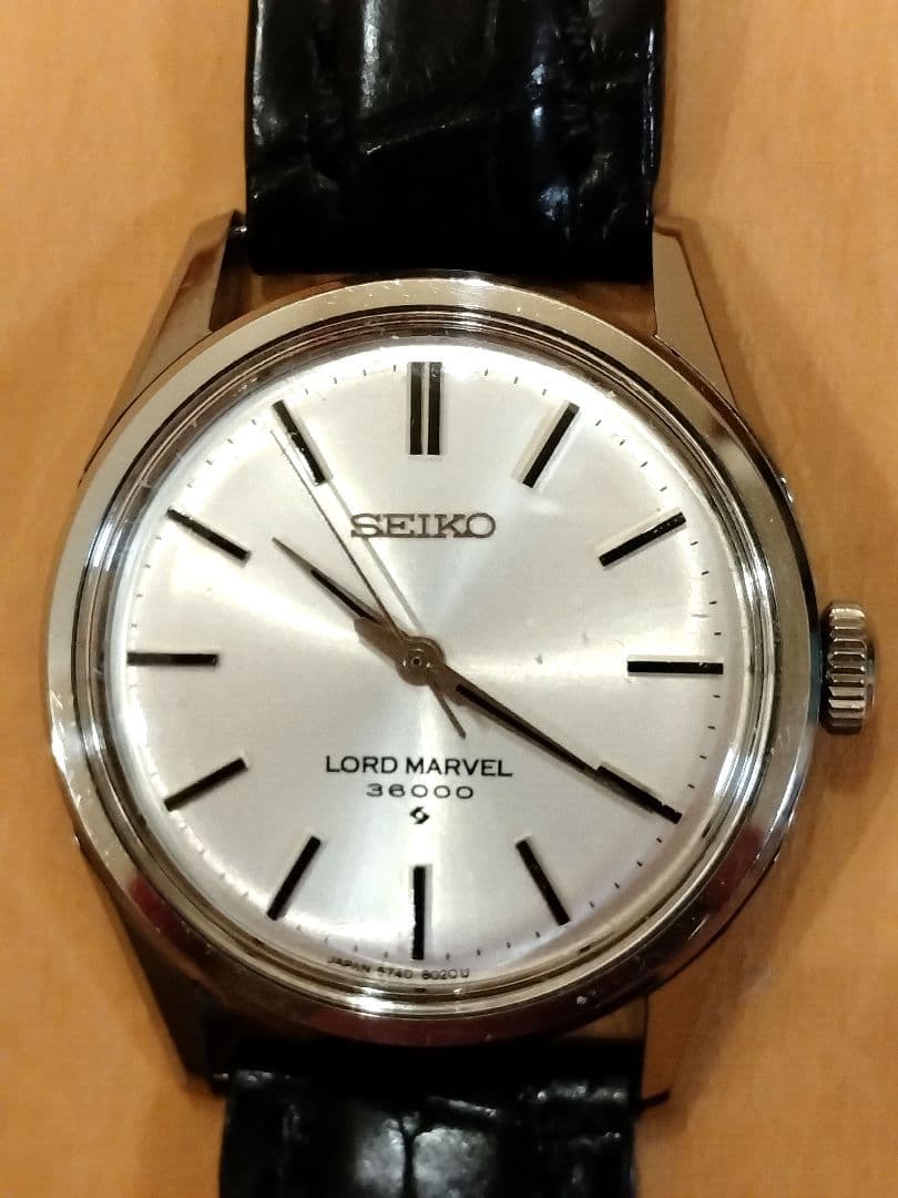 稼働・美品（裏スケ）SEIKO ロードマーベル36000