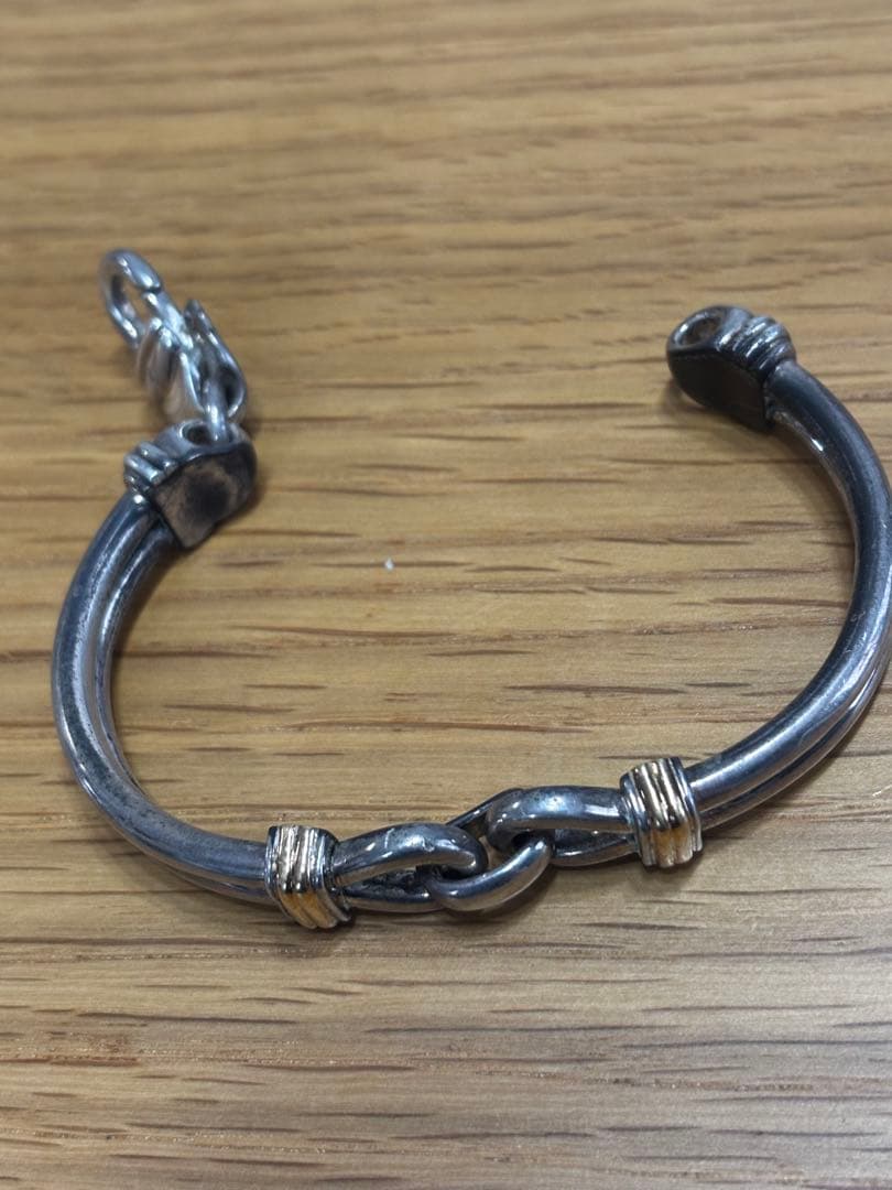 Tiffany シルバーゴールドチェーンリンクブレスレット