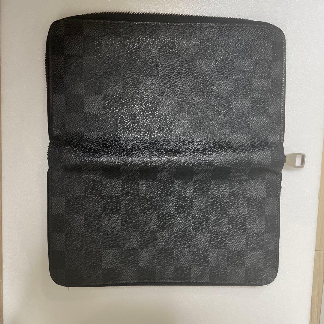 E*t様 ルイヴィトン ダミエ 長財布 グラフィット ジッピーオーガナイザー 黒