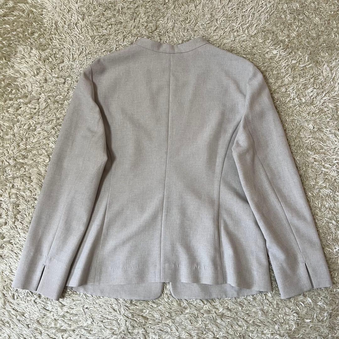 ☆未使用級☆アンタイトル　スーツセットアップ　ベージュ　XL　大きいサイズ