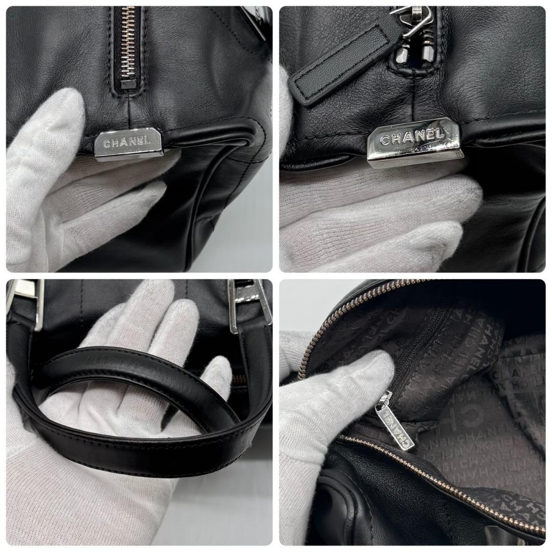 【極美品】シャネル　チョコバー ミニボストン　ハンドバッグ