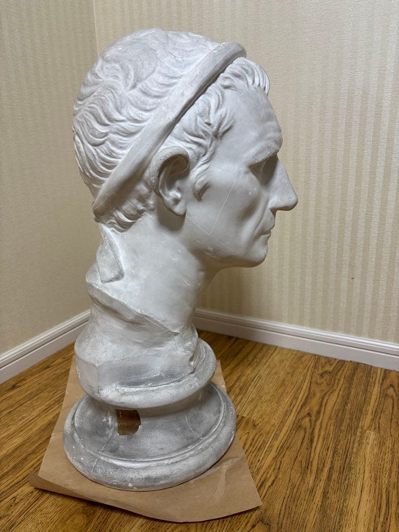 石膏像 アンティオコス三世　首像　岡石膏像製作所　YOKOHAMA OKA