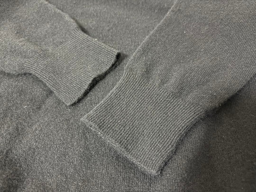 【アパルトモン】Cashmere C/N Poncho Knit ブラック