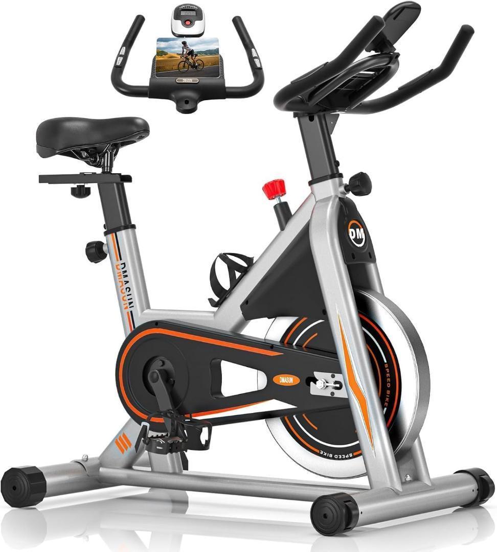 【静音＆安定性抜群】DMASUN スピンバイク 本格派フィットネスで理想の体型を