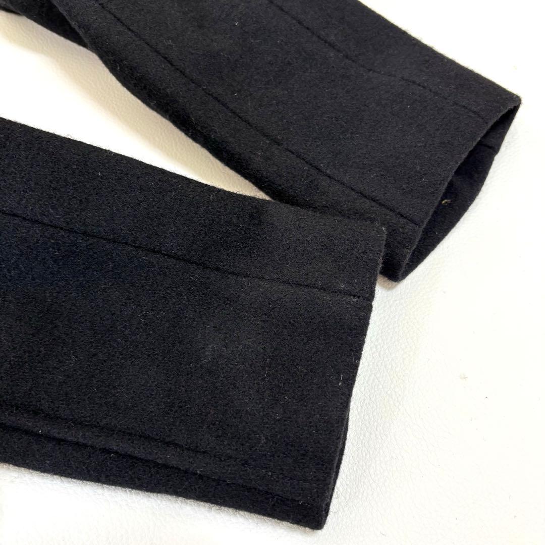 【美品】リップヴァンウィンクル ウール ライダースジャケット 4 L相当 黒