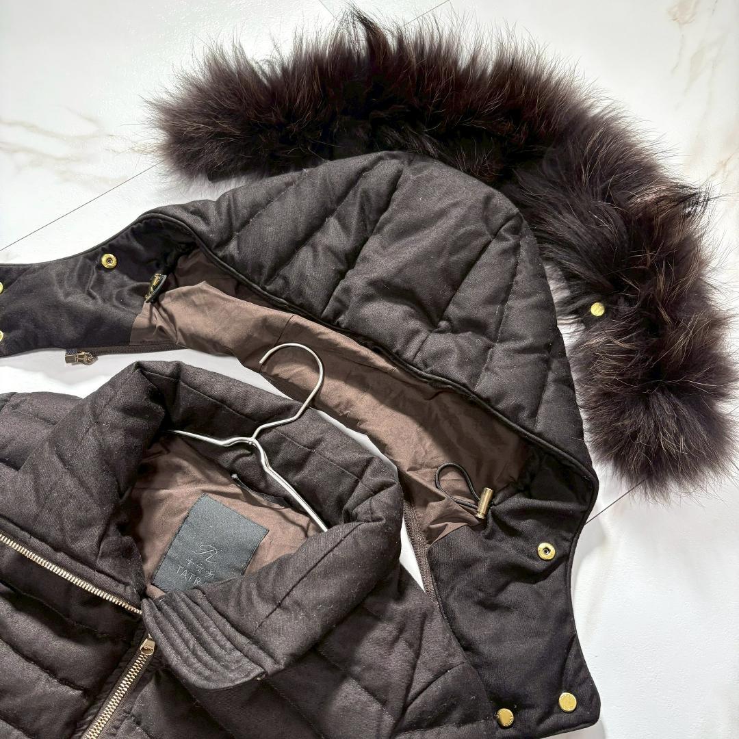 【美品】タトラス プリムラ ダウンジャケット Rライン ゴールド金具 03 L