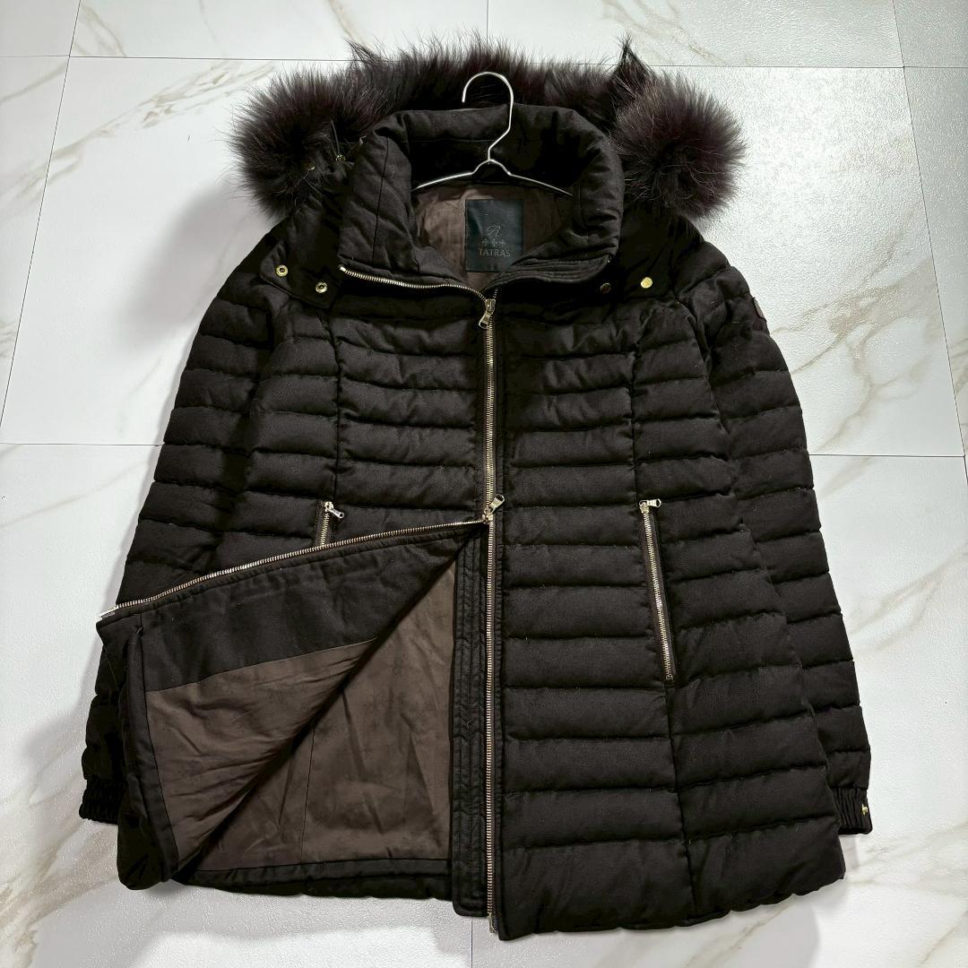 【美品】タトラス プリムラ ダウンジャケット Rライン ゴールド金具 03 L