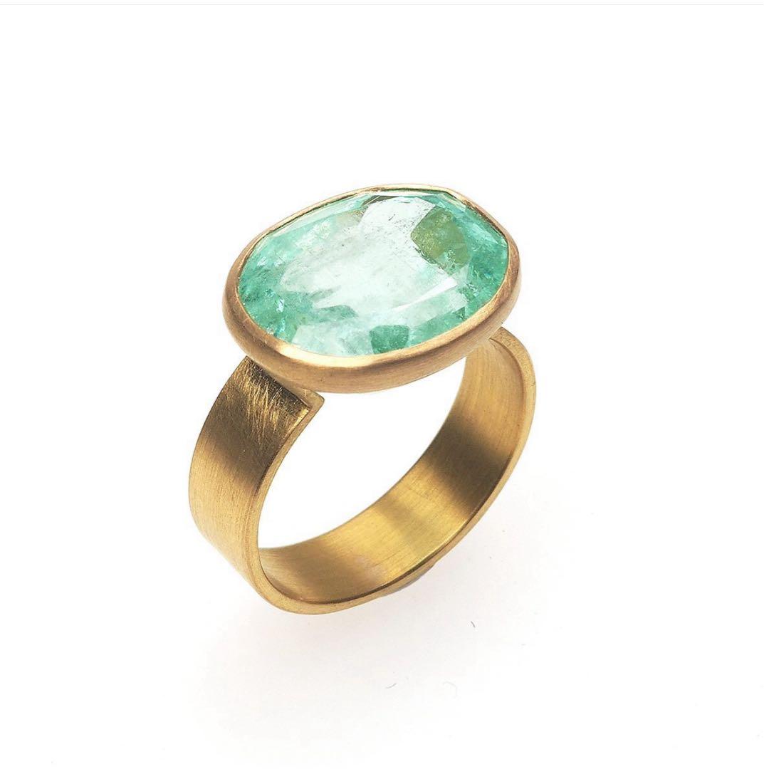 【最終値下】ETSUKO SONOBE エメラルドリング20KYG