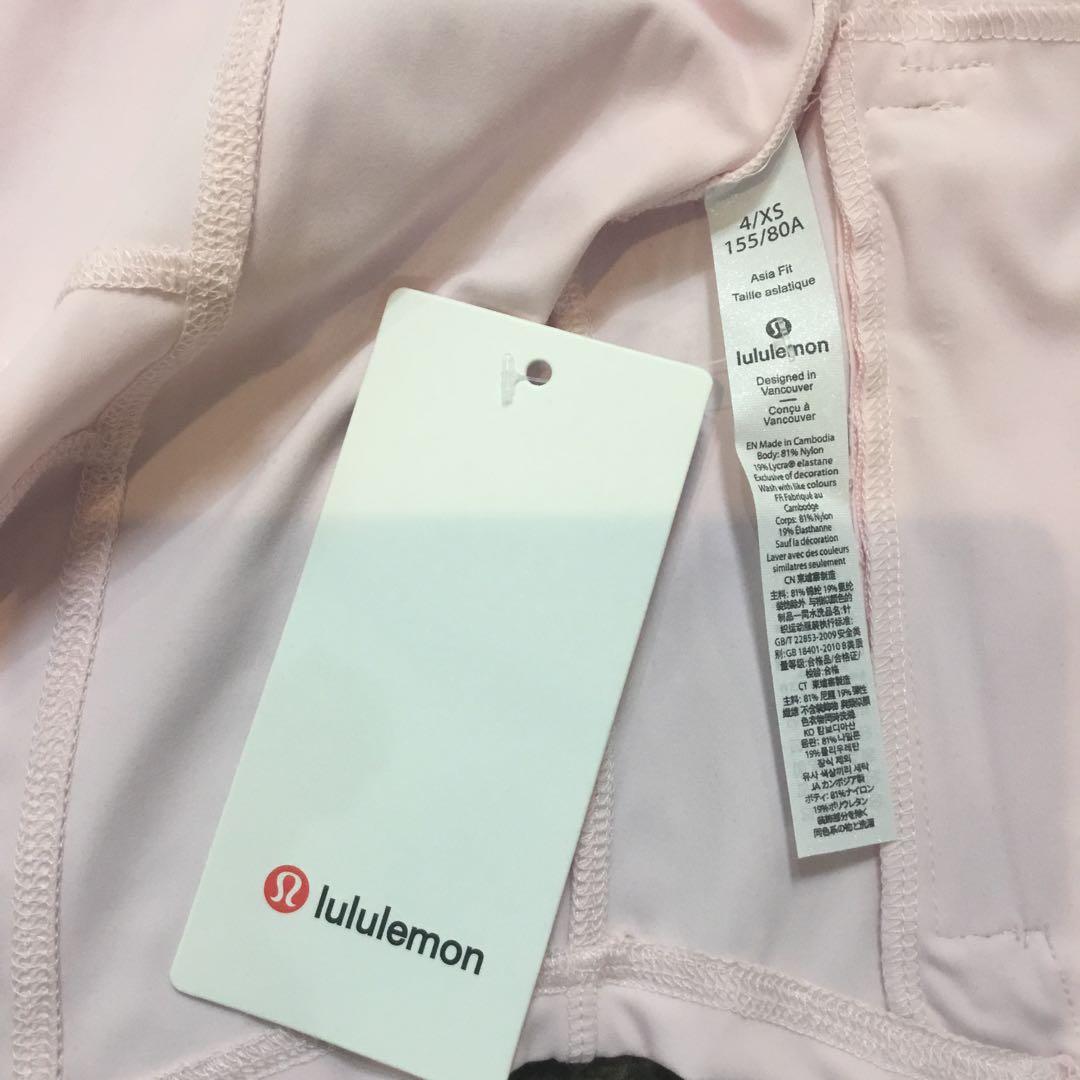 タグ付け☆ LULULEMON サイズ4 ピンク ウィンドブレーカー 長袖