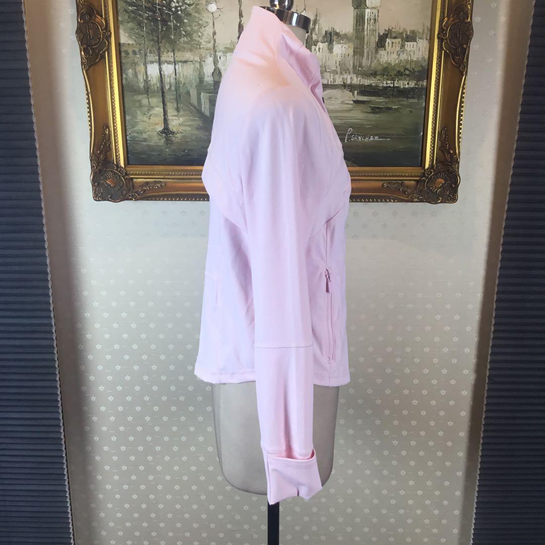 タグ付け☆ LULULEMON サイズ4 ピンク ウィンドブレーカー 長袖