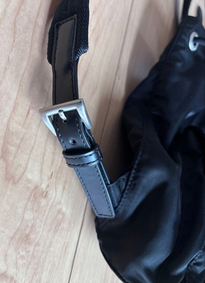 美品 PRADA プラダ ナイロン リュック バックパック ブラック