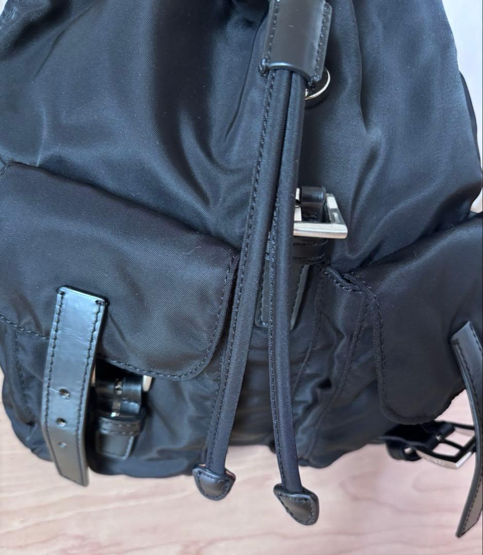 美品 PRADA プラダ ナイロン リュック バックパック ブラック