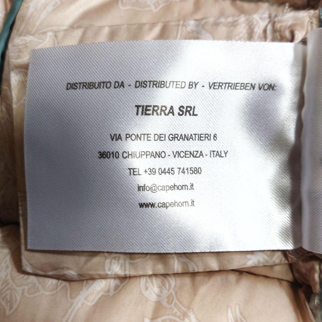 美品♪サイズ42・L ケープホーンTIERRA SRL 2wayダウンジャケット