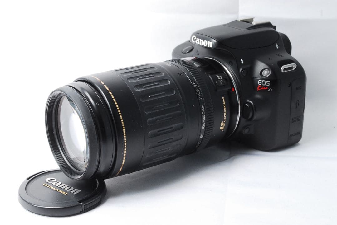 超軽量✨高画質✨Canon Kiss X7✨スマホ転送OK✨ダブルレンズ✨美品✨