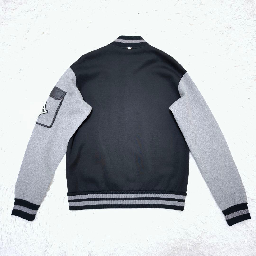 【極美品】22AW HERNO ヘルノ ブランドロゴ ボタンダウン ブルゾン44