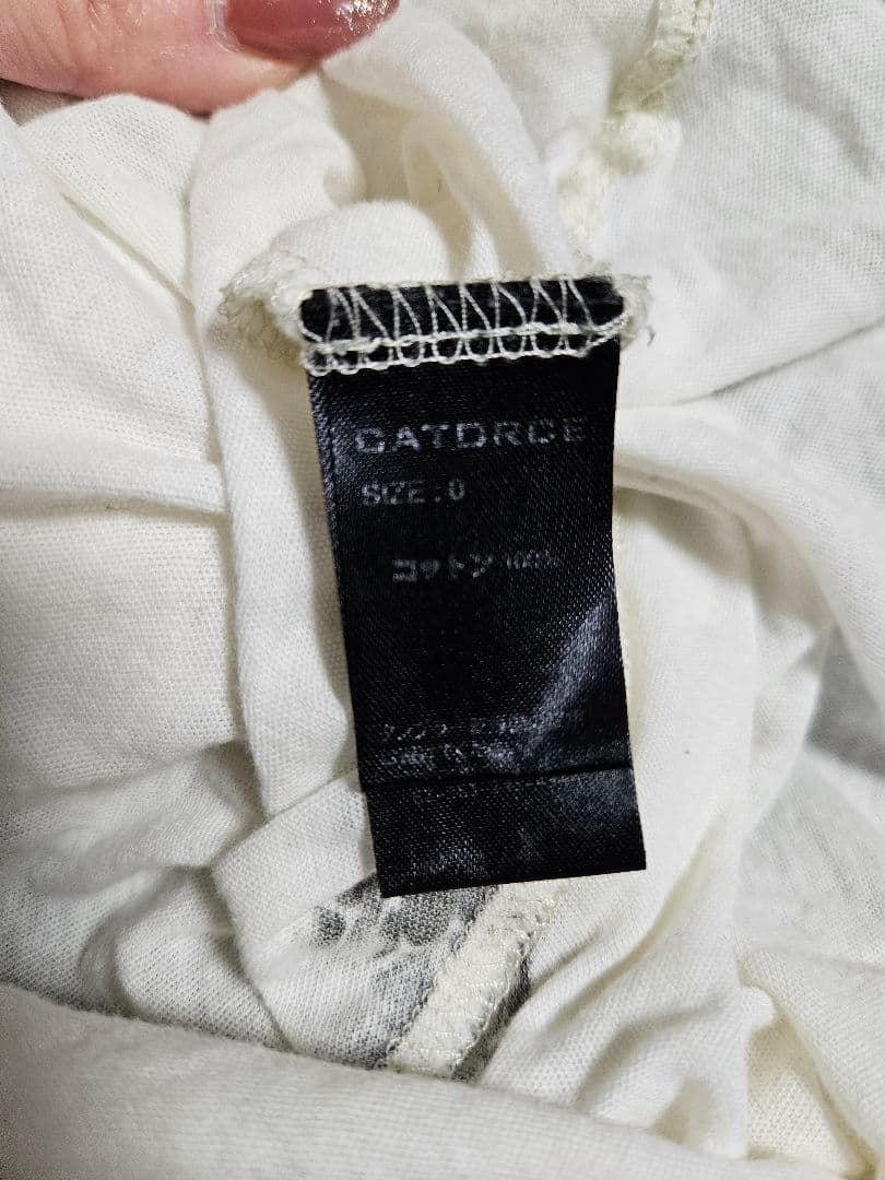 CATORCE カトルセ バックプリントタンクトップ