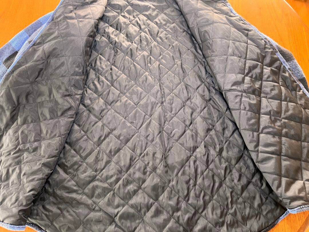 USA製！FIVE BROTHER ブロックチェック　裏キルト　ヴィンテージ