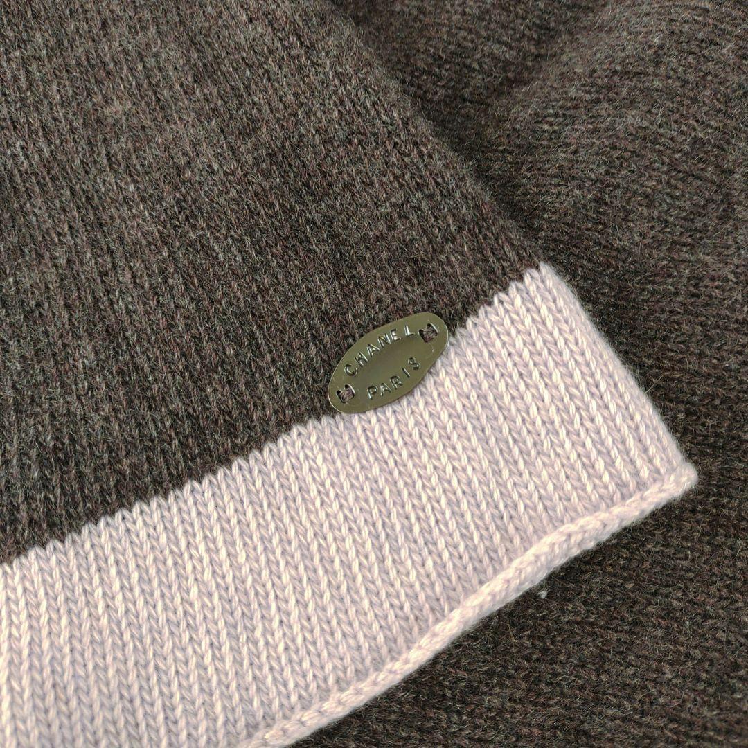 m*a様 CHANEL カシミア セーター グレー シャネル カシミヤ cach