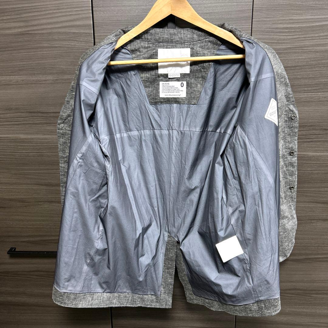 ホワイトマウンテニアリング ブルゾン ゴアテックス インフィニウム ノーカラー