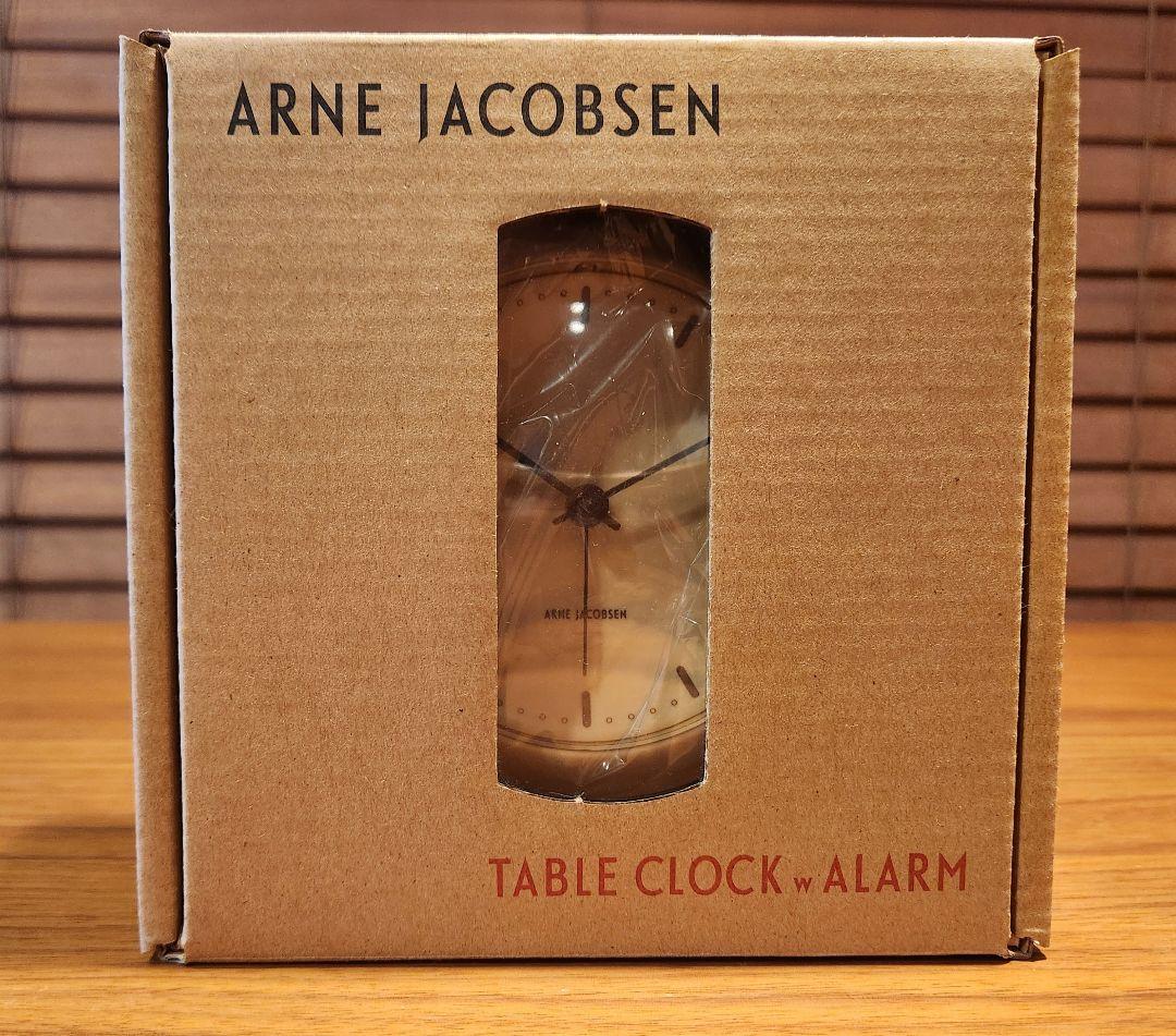 【新品　未使用】ARNE JACOBSEN アルネヤコブセン テーブルクロック