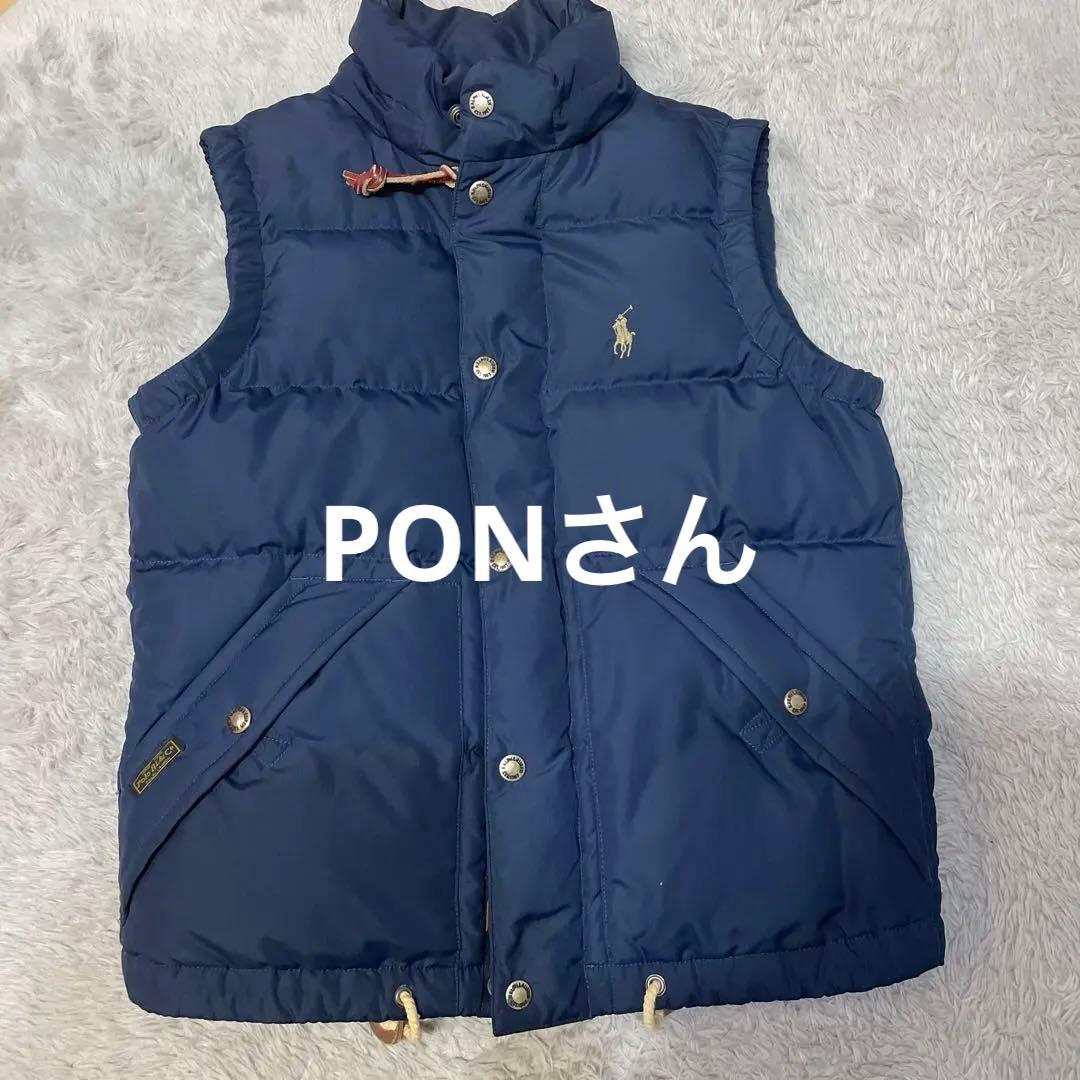 Polo Ralph Lauren ネイビー ダウンベスト Sサイズ