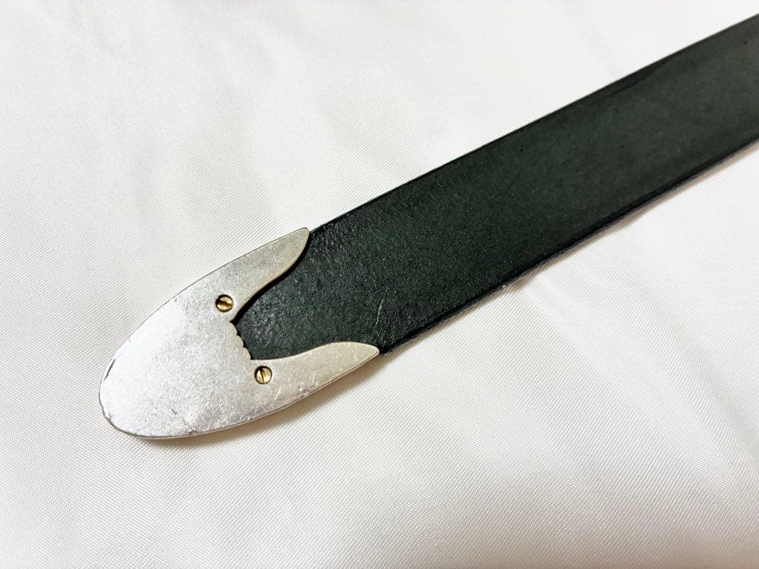 小物 monitaly extra long leather belt 3020